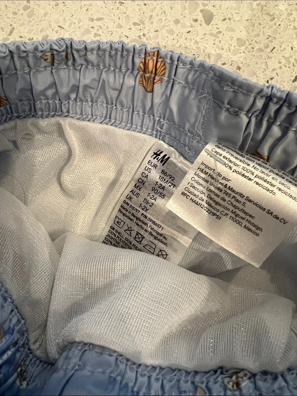 H&M light blue